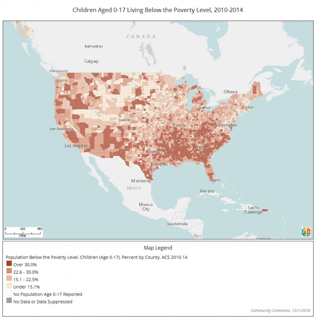 Children in Poverty map