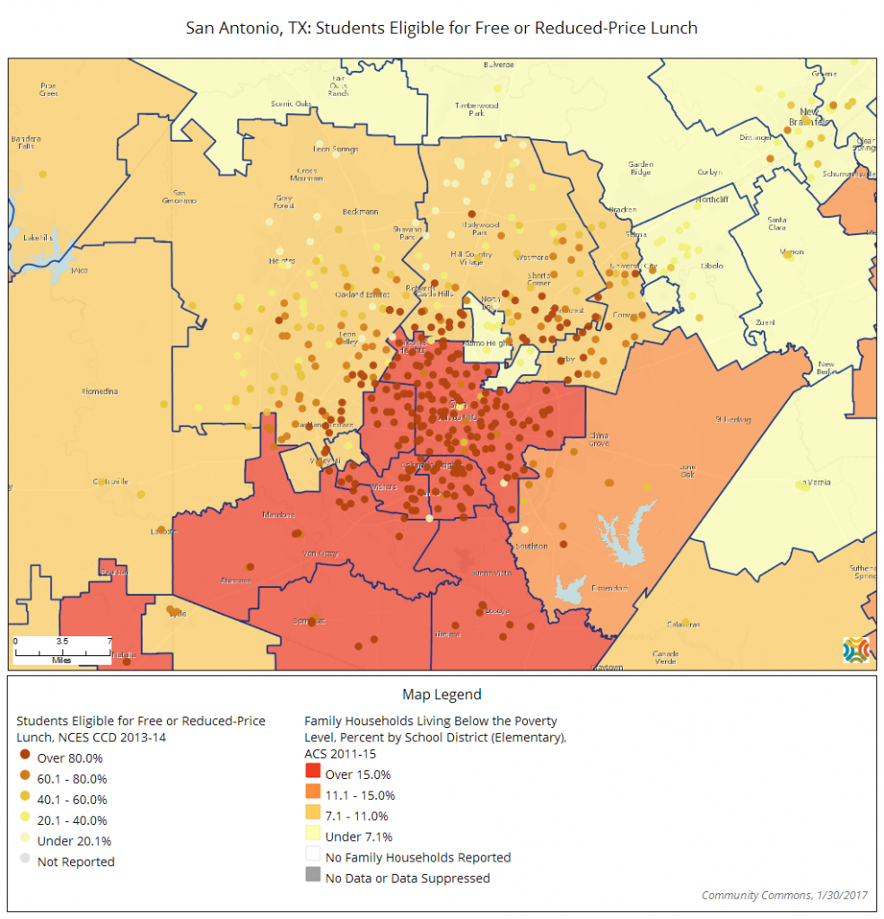 free-or-reduced-lunch map