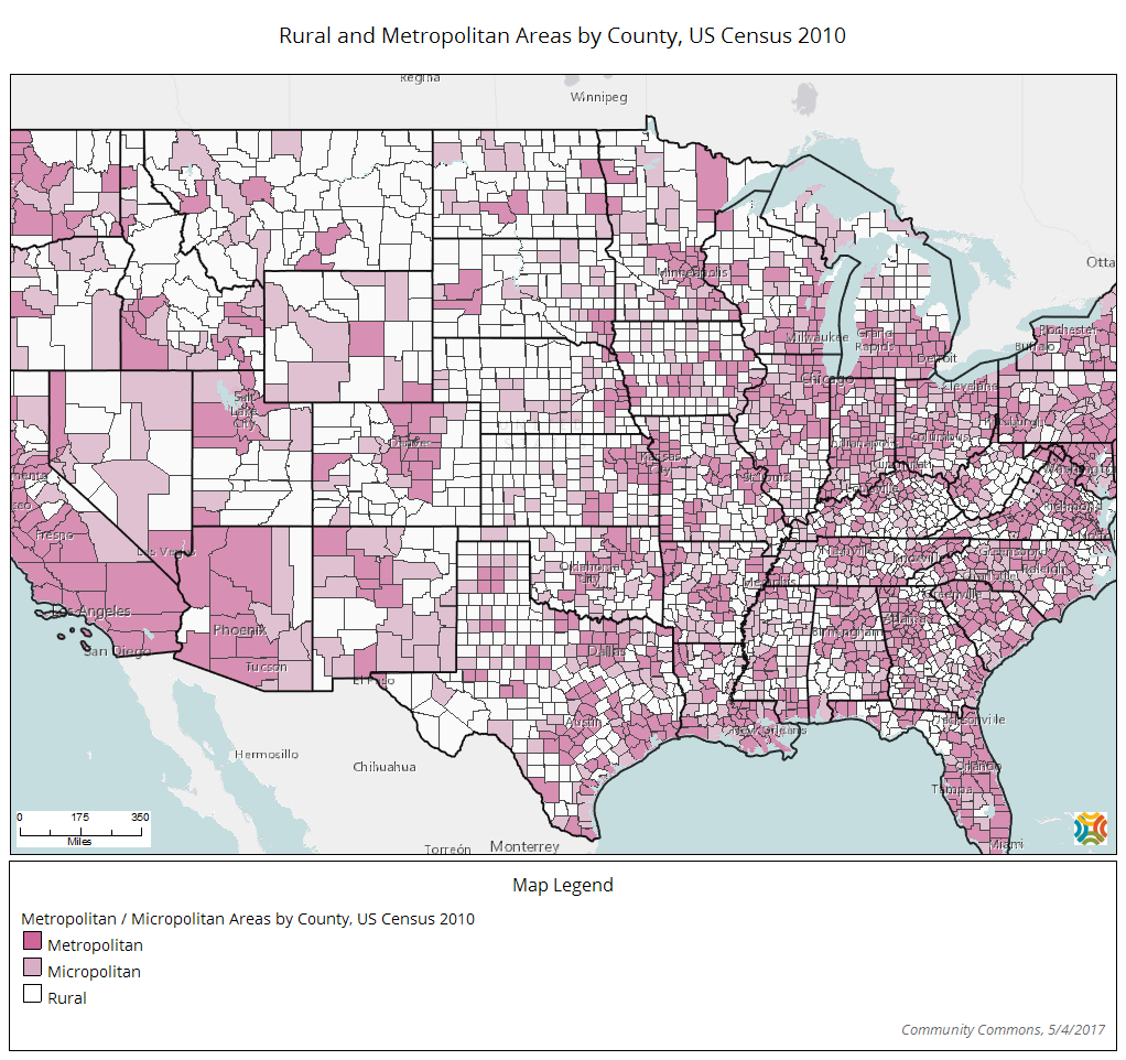 Life Off The Highway A Snapshot Of Rural America Community Commons   CcMapExport7 
